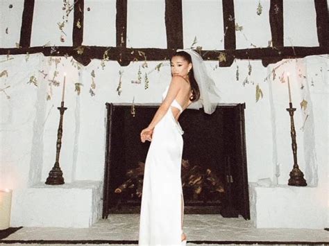 ariana grande wedding dress photo.